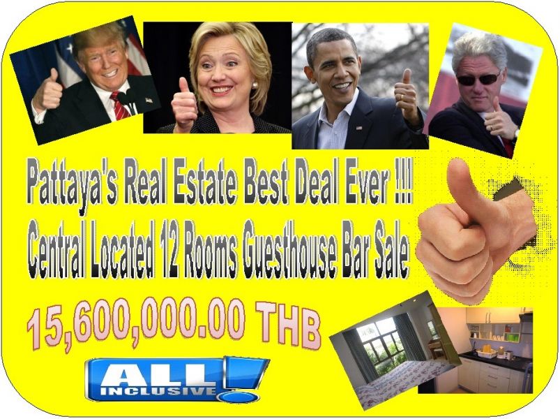 Thailand Pattaya Guesthouse for sale 