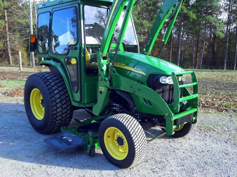 2007 John Deere 4120 Loader Mower Cab 4x4