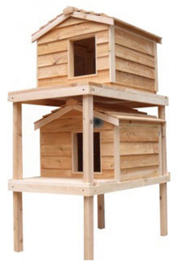 Large Insulated House for Outdoor Cats from Cozycatfurniture.com