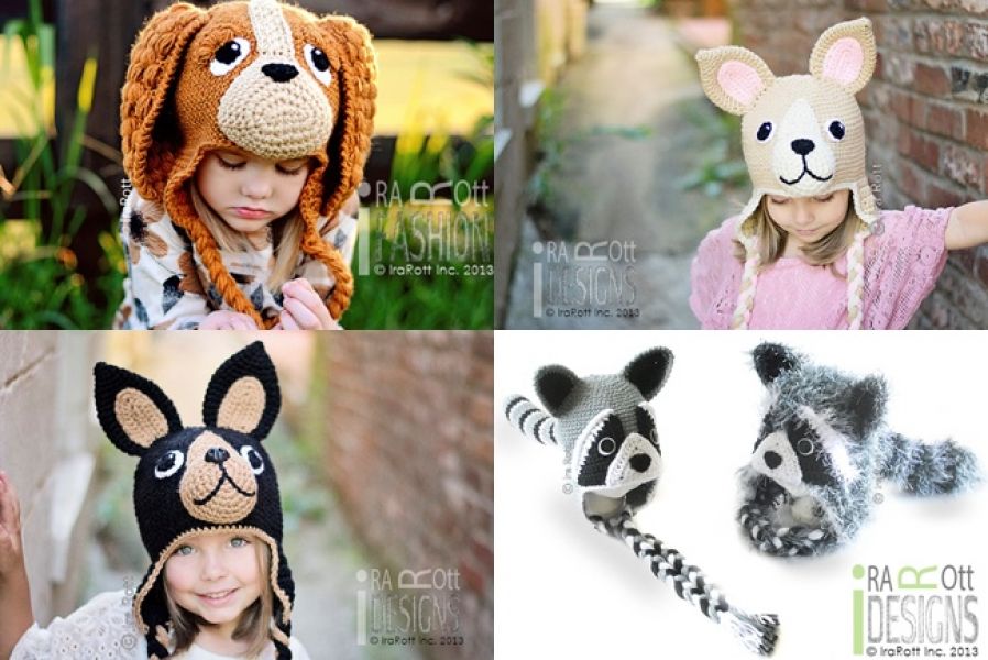 Handmade Crochet Animal Hats for all ages