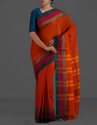 Online shopping for pure handloom narayanpet cotton plain sarees by unnatisilks