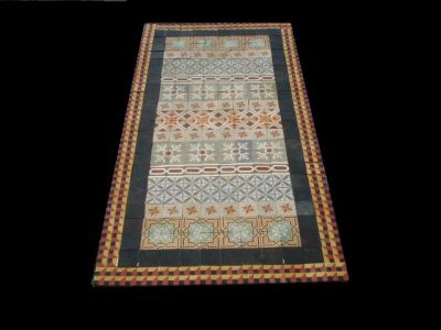 PATCHWORK - OLD TILE - VICTORIAN TILE - PATTERNED TILE - ANTIQUE TILE - OLD STYLE /  LUXURYSTYLE.es 