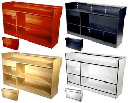 Cash Register Wrap Stand-Retail Store Counter Cabinet 