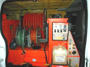 Truck Mount Carpet Cleaning Van for sale
