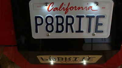 Motorcycle Licence Plate bolt Lights - LED bulbs