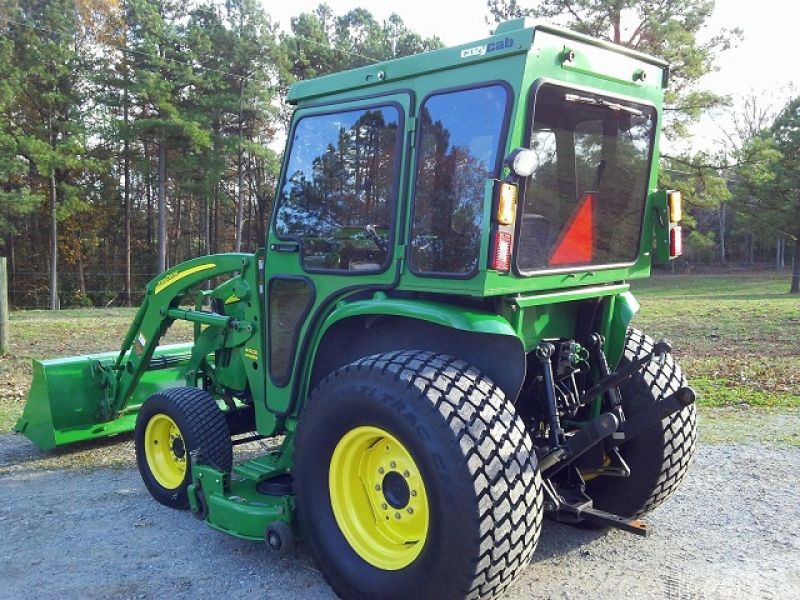 2007 John Deere 4120 Loader Mower Cab 4x4