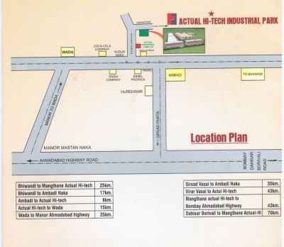 Industrial Factory Shed Warehouse R.S.975/sqft D ZONE At Kudus Wada Road, Near Bhiwandi - Thane MUMB