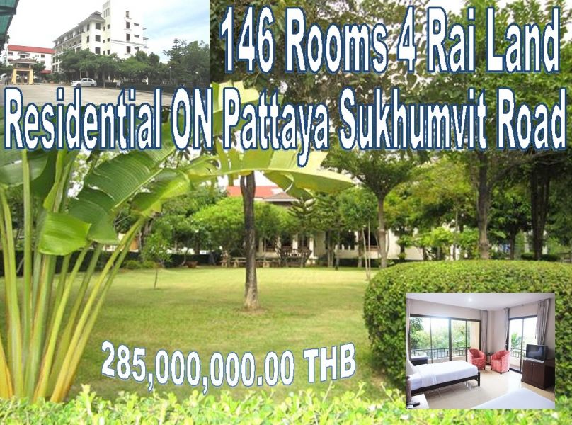 Pattaya 146 Room Road front Hotel Sale