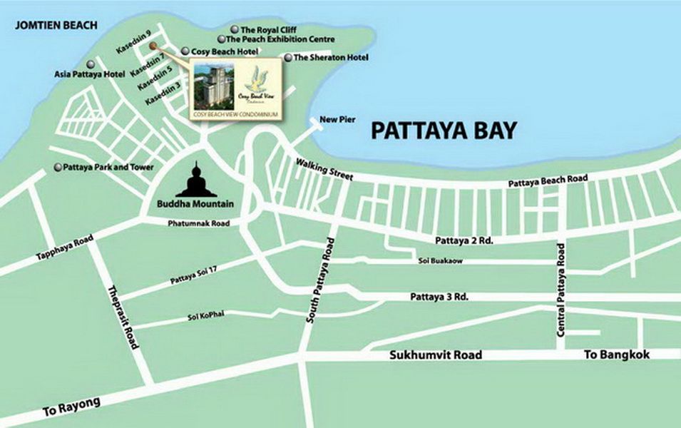 Pattaya Cosy Beach View Condo Studio Resale
