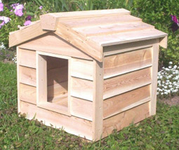 Insulated Outdoor Cedar Cat House by CozyCatFurniture.com