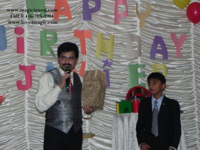 MAGICIAN RAJ'S  PERFORMANCE IS NOT JUST A MAGIC SHOW, 