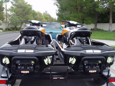  (2) 2012 Seadoo RXT 260 ONLY 6hrs w/ EZ Trailer