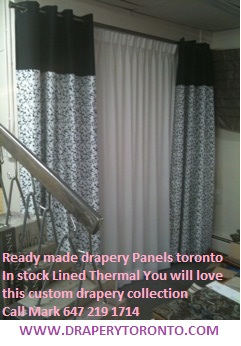 Custom, Ready made, Lined, Drapery toronto, Curtains, roman blinds, sheers, rods, tracks, 6472191714