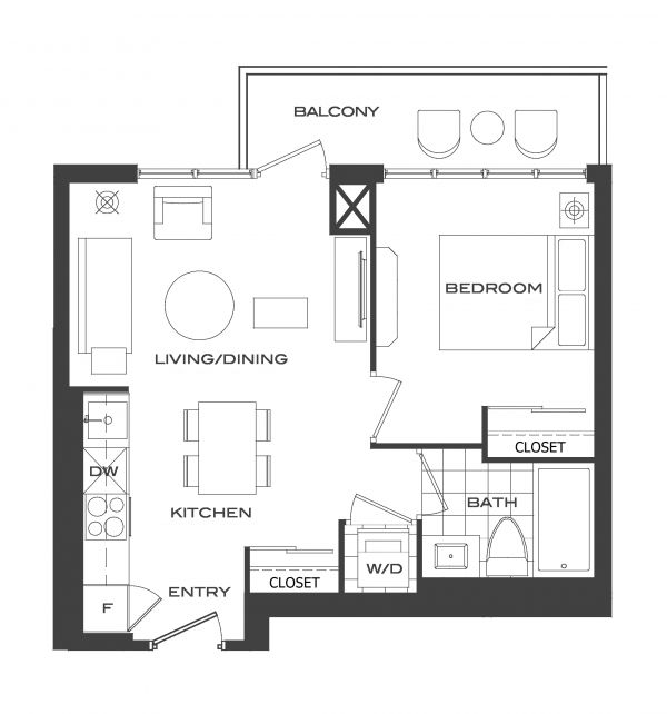 $1,795 / 1br - 5 years new condo apartment North York