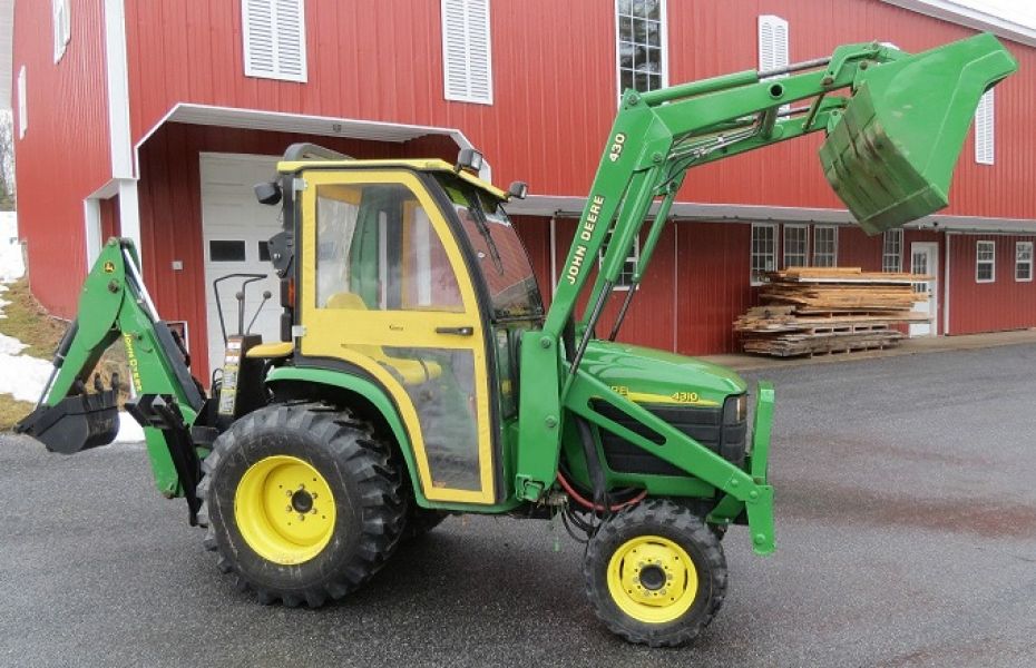 2004 John Deere 4310 4x4 Loader Backhoe Cab