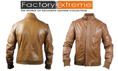 Mens Brown Leather Jacket - FactoryExtreme