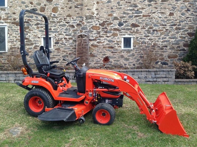 =$4,275=2013 Kubota BX2370 4x4 Tractor, Mower, Loader