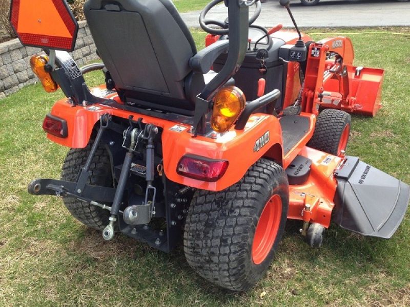 =$4,275=2013 Kubota BX2370 4x4 Tractor, Mower, Loader