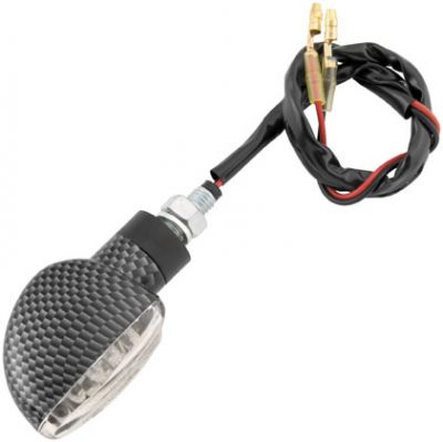 Universal Turn Signal Bulbs - Carbon fiber / Chrome