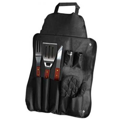 Grill Apron And Utensil Set
