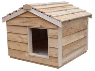 Outdoor Cedar Houses for Cats and Kittens