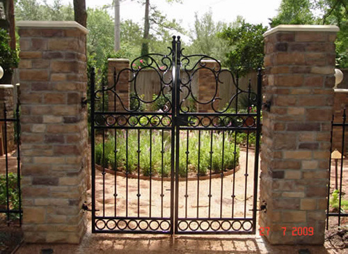 Wrought Iron Driveway Gates, Iron Grills, Entry Doors in Houston, TX