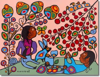 Christmas Cards by Norval Morrisseau!