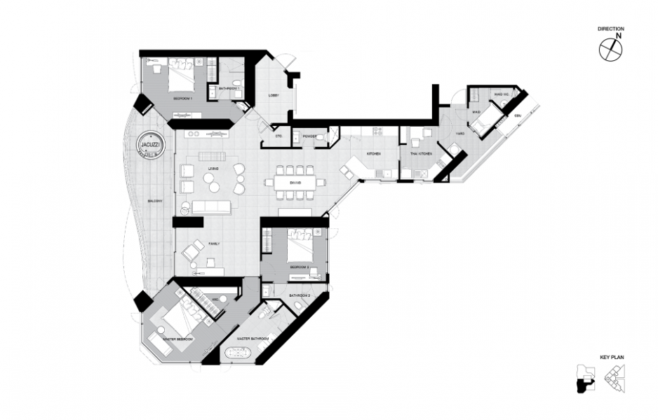 Thailand Reflection Jomtien Beach 218 Sqm Penthouse Sale