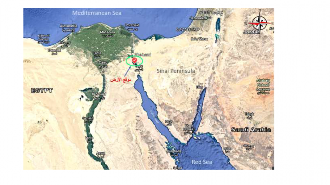 Land 425,000 mt On the new Chinese Silk Road | Egypt
