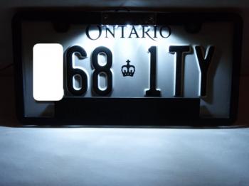 Motorcycle Licence Plate Lights - LED bulbs
