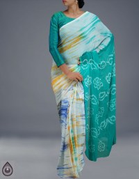 Online shopping for chiffon shibori sarees collection by unnatisilks