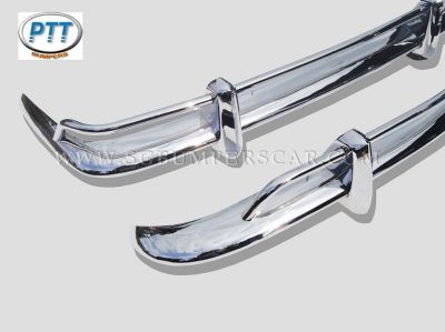 1956 1971 VW Karmann Ghia US Style Stainless Steel Bumpers