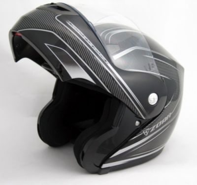 *NEW* Zoan Coyote Black Modular Motorcycle Helmet