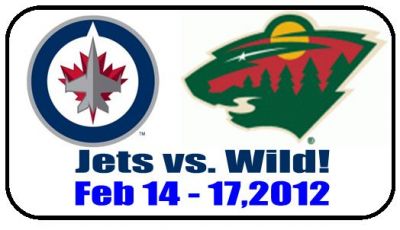 Winnipeg Jets Tickets vs. Minnesota Wild Feb 14- 17,2012