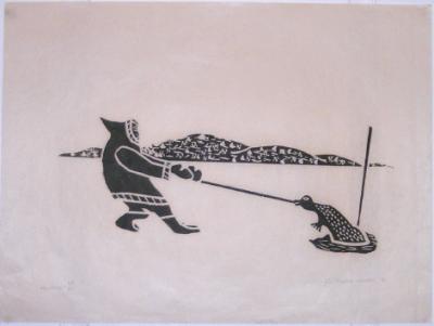 Eskimo Original Stone Cut Prints