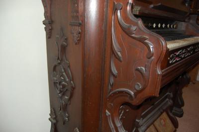 Mason &amp; Hamlin Reed/Pump Organ with Piano/Chime Stop