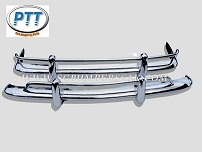 1956 1971 VW Karmann Ghia US Style Stainless Steel Bumpers