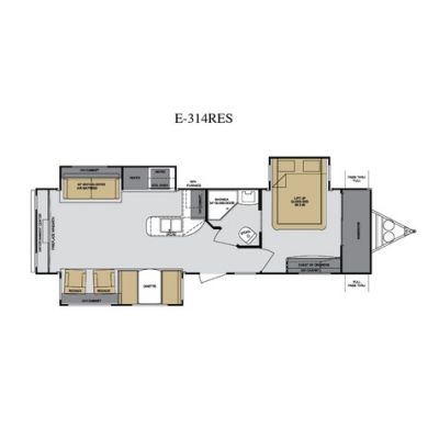 2013 Enterra 314RES, Travel Trailer - $42,995.00