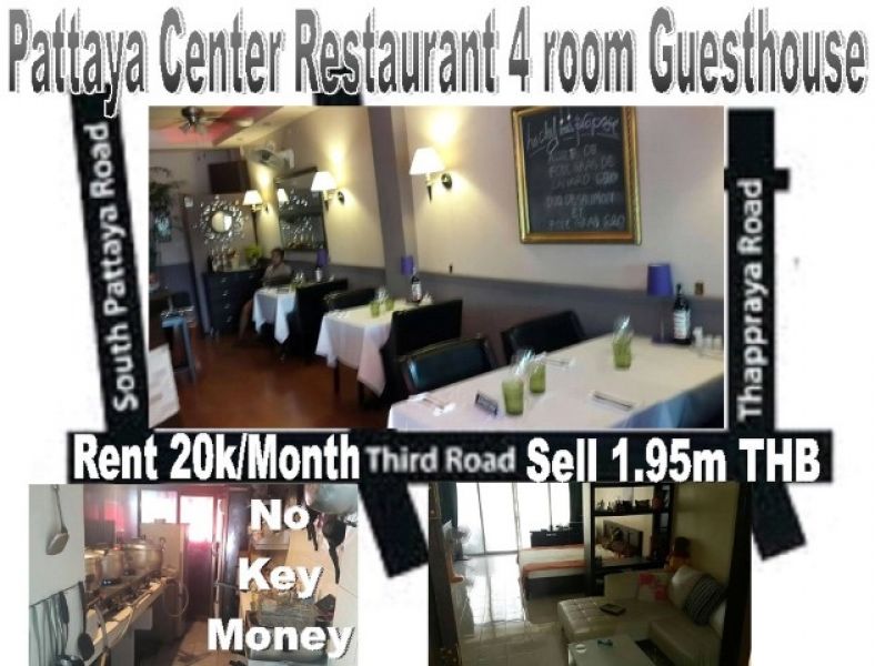 Thailand Pattaya Restaurant for sale 