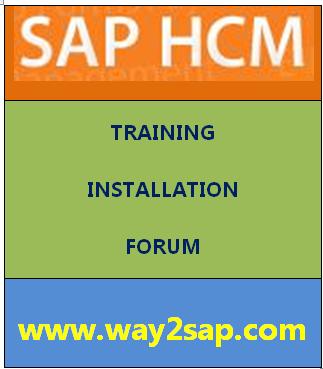 SAP HCM Forum, SAP HCM Training and SAP HCM Installation 