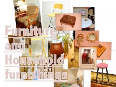 various furniture and tools