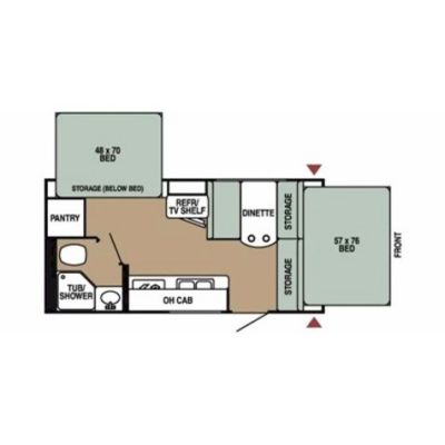 2009 Travelstar Sport 18RB, Travel Trailer - $12,995.00