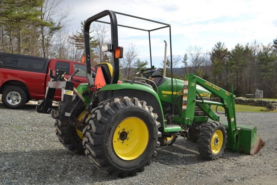  2002 John Deere 4400 Tractor Loader Backhoe Blade 4x4