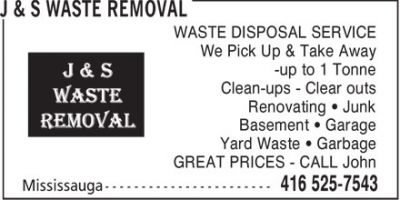 j.s waste removal services
