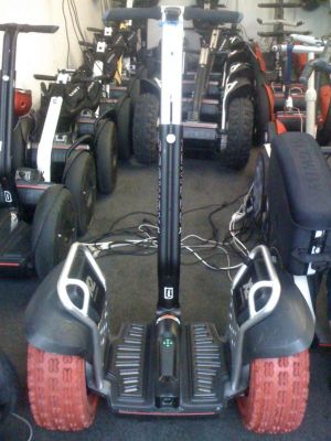 Custom Polished & Black Segway I2 W/ Custom Rims