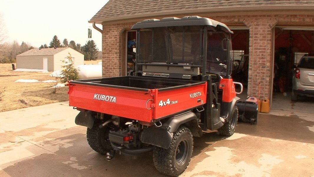 2007 Kubota RTV 900G Plow, Roof, Windshield