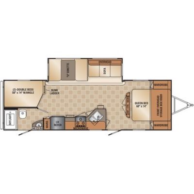 2014 Trek 272BHS, Travel Trailer - $24,995.00