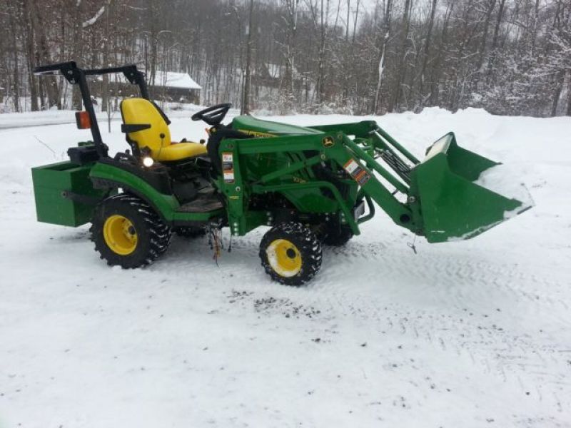  =$ 4,760 = 2013 John Deere 1026R Loader Forks Mower
