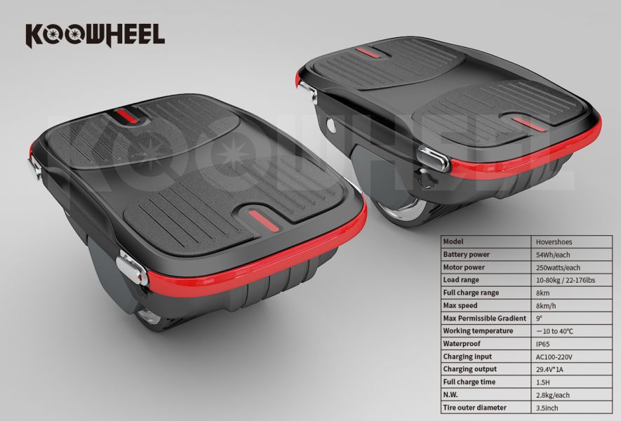 Koowheel Exclusive Smart Hovershoes smart hoverboard self balancing single wheel e-scooter Preorder 