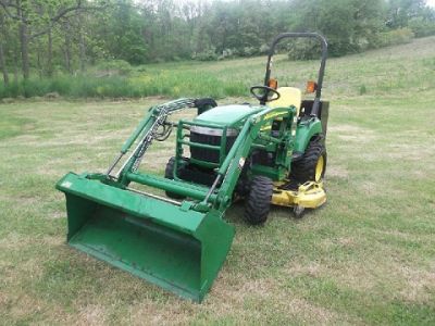 2008 John Deere 2305 4WD w/Loader Deck Ballast Box